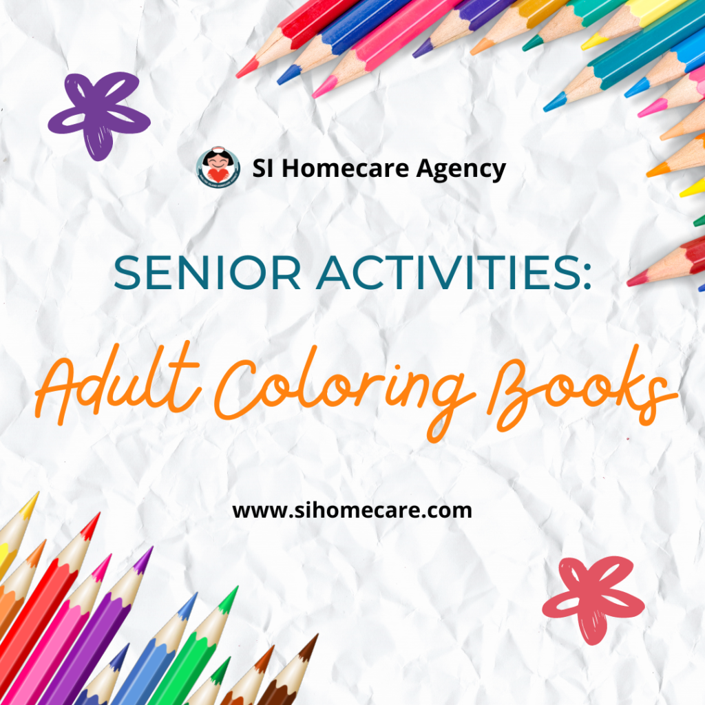 Senior Activities : Adult Coloring Books